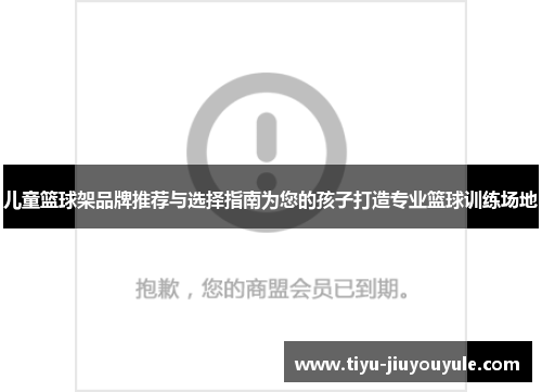 儿童篮球架品牌推荐与选择指南为您的孩子打造专业篮球训练场地