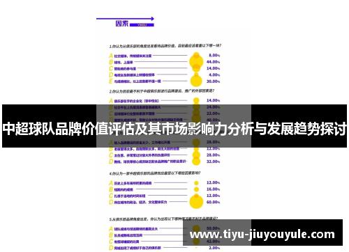 中超球队品牌价值评估及其市场影响力分析与发展趋势探讨